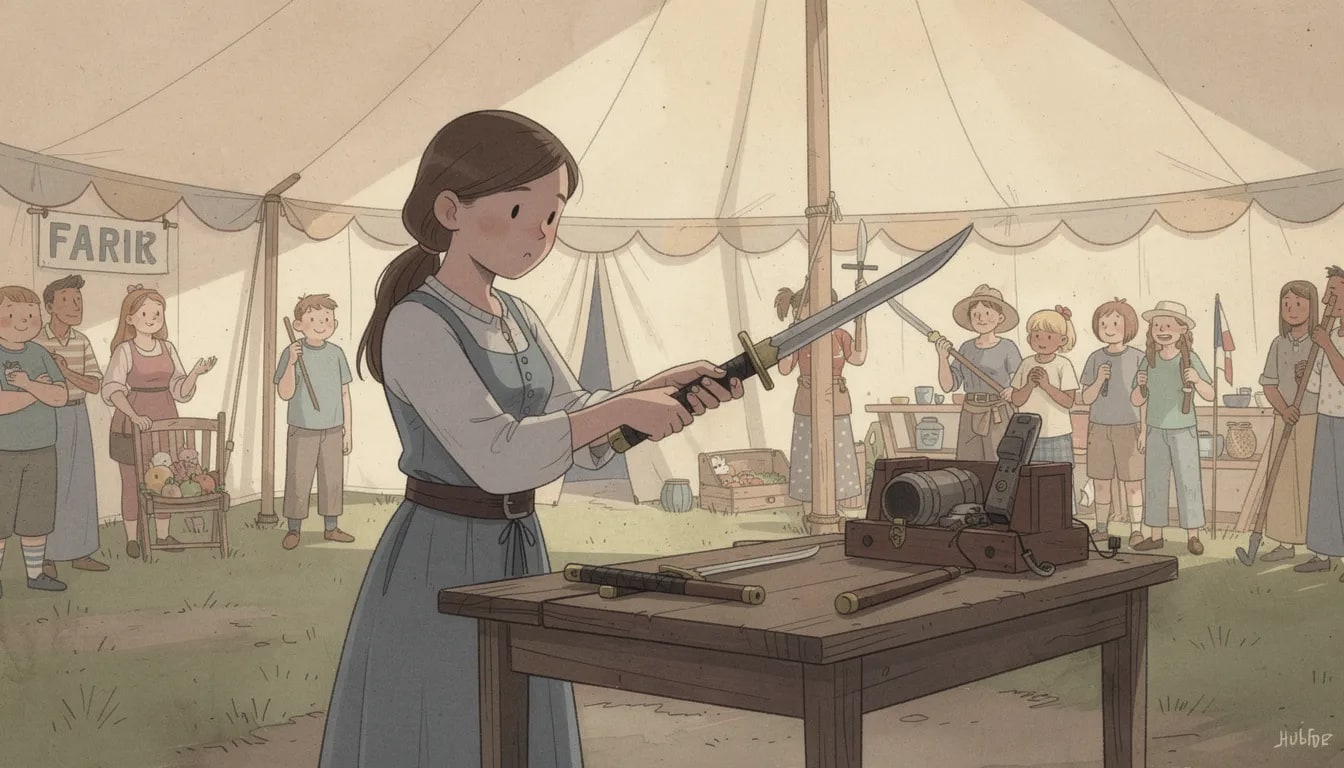 The Note Inside the Sword, a collaborative story on Tellast