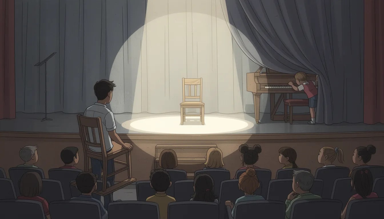 The Seat in the Spotlight, a collaborative story on Tellast