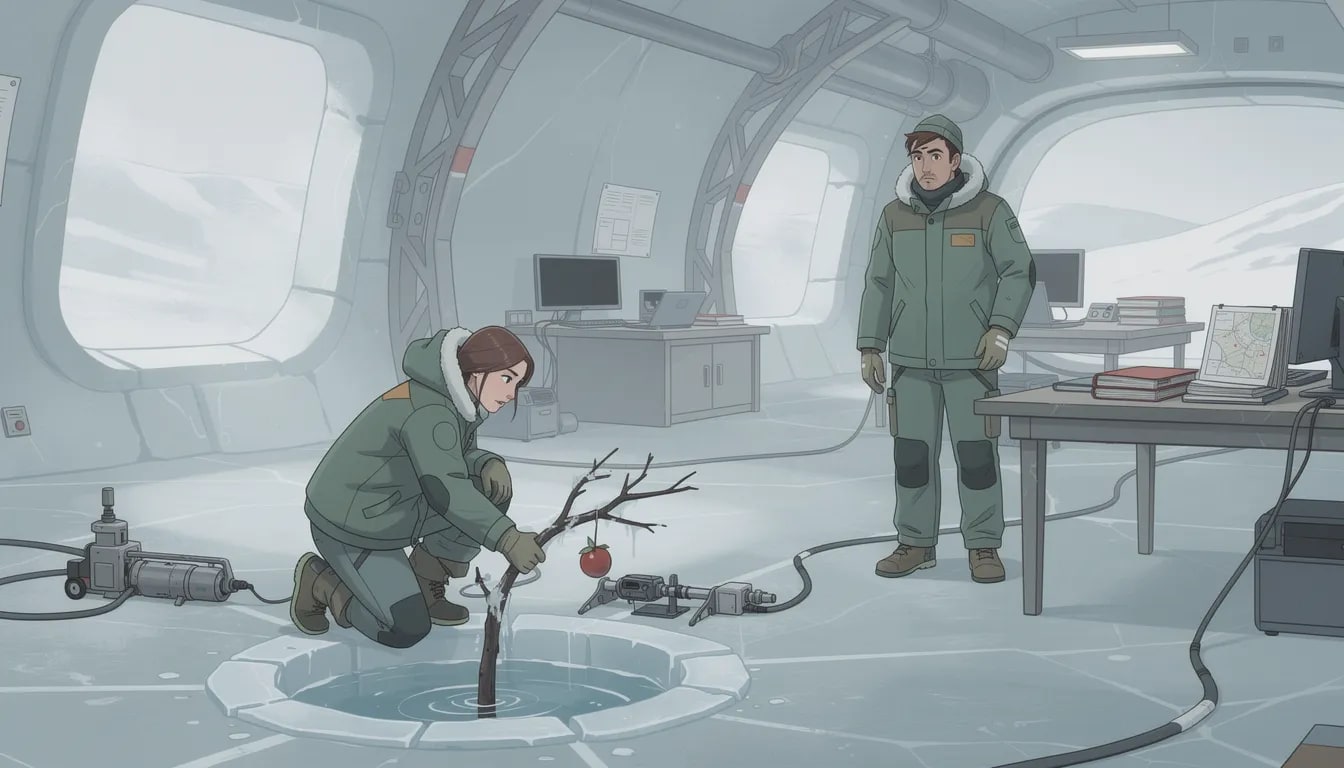 The Orchard Under Ice, a collaborative story on Tellast