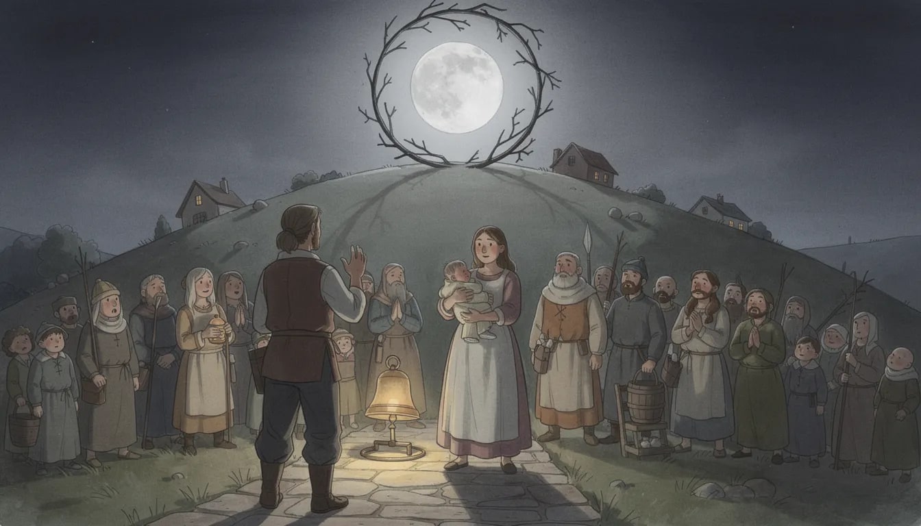 The Village That Borrowed the Moon, story cover image